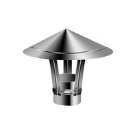 Cappellino regolabile in acciaio inox 304 per camino, universale, impermeabile, per sfiato e stufa, protezione antipioggia, per esterni, resistente alla ruggine, facile da installare