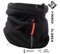 CAPPELLO COLLARE IN DOPPIO PILE ELASTICIZZATO NERO TUCANO URBANO 614N