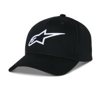 Cappellino Snapback Alpinestars Ageless Nero/BiancoTaglia unica Nero,Bianco
