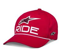 Cappellino snapback Alpinestars Ride Comp rosso-bianco-nero
