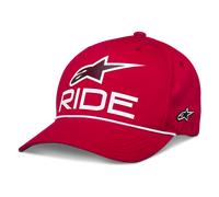 Cappellino snapback Alpinestars Ride Comp rosso-bianco-nero