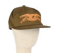Cappellino Snapback Anti Hero Basic Con Aquila - Marrone/Arancio