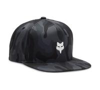 Fox head camo tech snapback cap black camo os