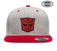 Cappellino Snapback Premium 3D Con Patch Degli Autobots Licenziato Ufficialmente