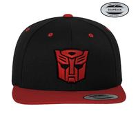 Cappellino Snapback Premium 3D Con Patch Degli Autobots Licenziato Ufficialmente
