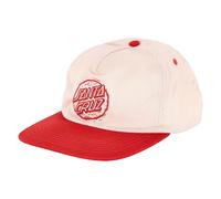 Cappellino Snapback Santa Cruz Stamped Opus Bianco Ketchup