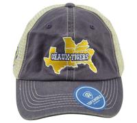 Cappellino Snapback Trucker Mesh LSU Tigers Louisiana Tigers NCAA Geaux SEC