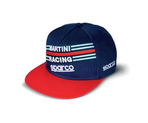 Cappellino Sparco Flat Visor Cap Martini Racing 01283BM