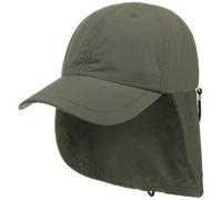 Cappellino Supplex con Protezione Nuca by Lipodo oliva L (57-58 cm)