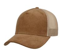 Cappellino Trucker a Coste Uni by Lipodo marrone chiaro One Size