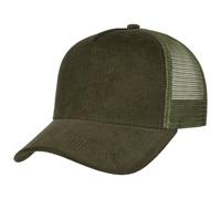 Cappellino Trucker a Coste Uni by Lipodo oliva One Size