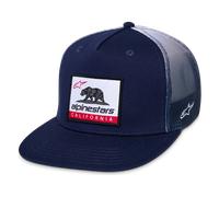 Cappellino Trucker Alpinestars Cali Gradient Blu Navy/BiancoTaglia unica Blu Navy,Bianco