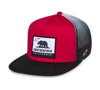 Alpinestars Cali Gradient Trucker Cap Rosso