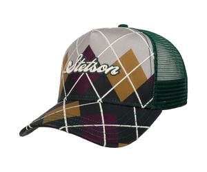 Cappellino Trucker Argyle Check by Stetson a colori One Size