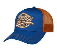 Stetson Classic Patch Trucker Cappellino da baseball, cappellino da baseball, da uomo e da donna, con ombrello, primavera, estate, autunno/inverno, Blu, Taglia unica