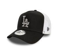 Cappellino trucker con riempimento stagionale da uomo New Era ~ LA Dodgers nero