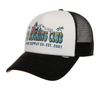 Djinns DNC SunDown Bianco Nero HFT Berretto da Camionista Regolabile