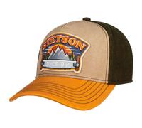 Stetson Cappellino Trucker Hacksaw Donna/Uomo - cap Berretto Baseball Mesh Snapback, con Visiera Estate/Inverno - Taglia Unica Beige