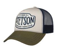 Cappellino Trucker Heritage 1865 by Stetson oliva One Size