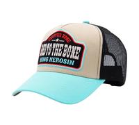 Cappellino Trucker King Kerosin Bad To The Bone Turchese Ecru