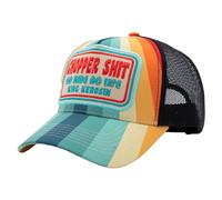 Cappellino Trucker King Kerosin Chopper Shit Blu Arancione