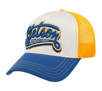 Cappellino Trucker Lettering by Stetson blu-giallo One Size Small