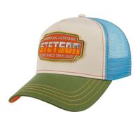 Cappellino Trucker Lightning by Stetson verde-blu One Size