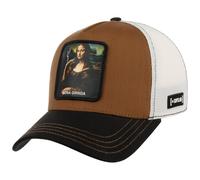 Capslab Cappellino Trucker Mona Lisa Berretto Baseball cap Taglia Unica - Marrone-Nero