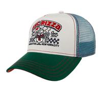 Cappellino Trucker NYC Pizza by JJ Hats blu-verde One Size