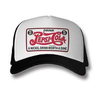 Cappellino Trucker Retro Pepsi-Cola Ufficialmente Licenziato