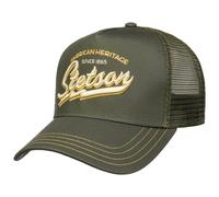 Cappellino Trucker Since 1865 by Stetson oliva One Size