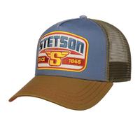 Cappellino Trucker Since 1865 S Patch by Stetson marrone-blu One Size Small