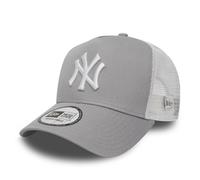 Cappellino Trucker Snapback da uomo di New Era ~ New York Yankees grigio/bianco