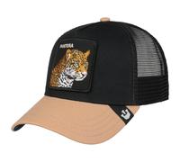 Goorin Bros. The Pantera Leopardo Nero Beige Berretto da Camionista Regolabile