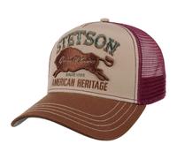 Cappellino Trucker The Plains by Stetson rosso bordeaux One Size