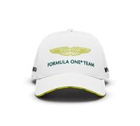 Cappellino Ufficiale Del Team Aston Martin F1 Bianco 2024 Adulti