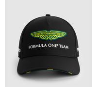 Cappellino Ufficiale Del Team Aston Martin F1 Nero 2025 Adulti