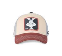 Cappellino uomo e donna Bugs Bunny, berretto da baseball, Looney Tunes, autentico e originale, beige, Taglia Unica