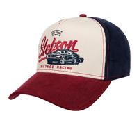 Cappellino Vintage Racing by Stetson blu-rosso One Size