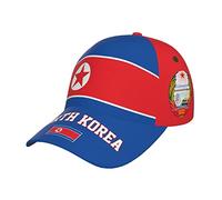 Cappellino Visiera North Korea Flag Korean Cappello di SPOR Unisex Baseball cap retrò Cappello per Ragazze, Ragazzi, Seasons