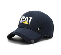 Cappellino Visiera Uomo Inverno Ca.ter-pillar, Moda Cappello Basket Uomo per All'Aperto, Cappellini da Unisex Adulto Stile Casual, con cuffia pieghevole(Dark Blue)