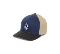 Cappellino Volcom Full Stone Flexfit blu da uomo a 6 pannelli
