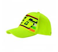 Cappellino VR46 46 STRIPES Giallo Fluo