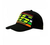 Cappellino VR46 46 STRIPES Nero