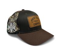 Cappellino West Coast Choppers Hunter Trucker Marrone CamoTaglia unica Marrone Camo