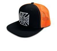 Cappellino West Coast Choppers OG Flatbill Nero/ArancioTaglia unica Nero,Arancio