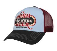 King Kerosin Cappellino da uomo con ricamo umoristico Wish You were Beer