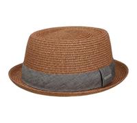 CAPPELLISHOP Robstown Toyo Pork Pie Cappello Paglia Unisex Primavera Estate