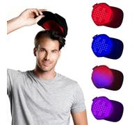 Cappello a 168 LED a luce rossa per la crescita dei capelli e contro la caduta dei capelli, lunghezza d'onda 460/660/850nm, cuffia per la crescita dei capelli per stimolare la crescita, cuffia per