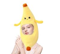 Cappello a banana - Cappello da frutto novità, costume da cosplay per adulti | PROPRIETRO CHIEDO CHIETTO BANANA PREMIUM BANANA, FUNAT DRESS UP CAP PER L'USO POCELLA POCHEGGIO EVELLAZIONE DELLA CEMBRAZ